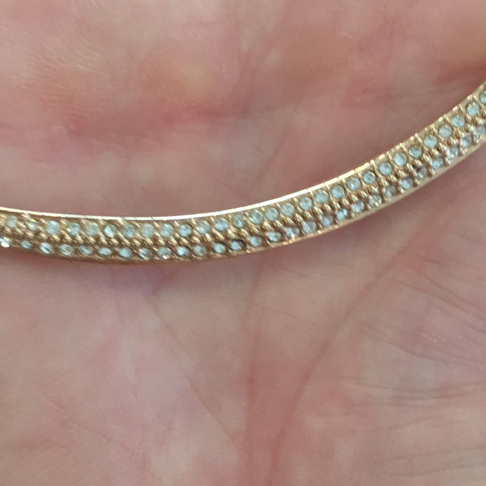 Gold Necklace w/ Cubic Zirconium Embellishments